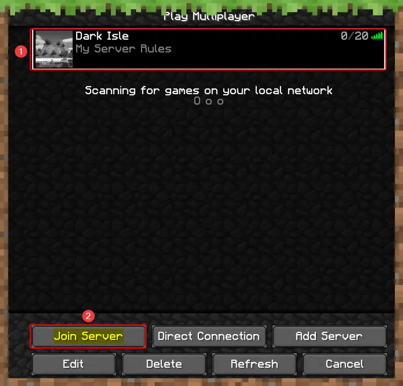 Minecraft Java Multiplayer Server Configuration