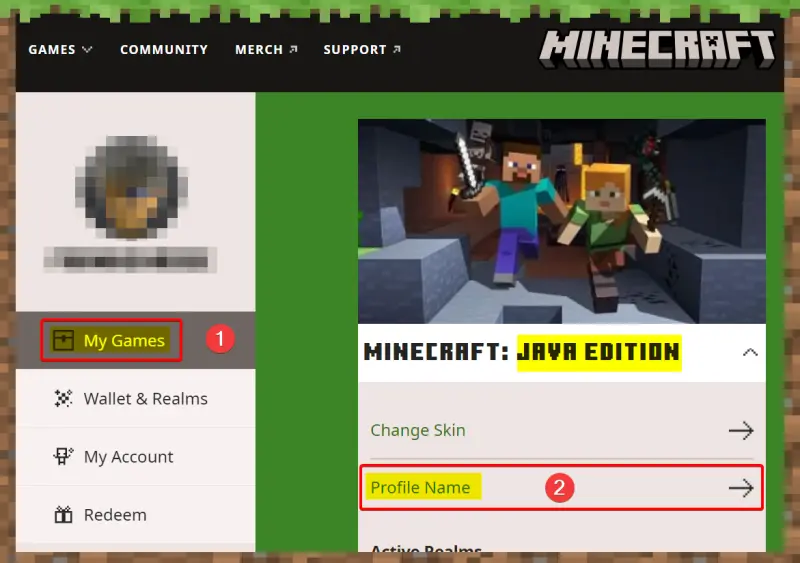 Minecraft Java Find Username